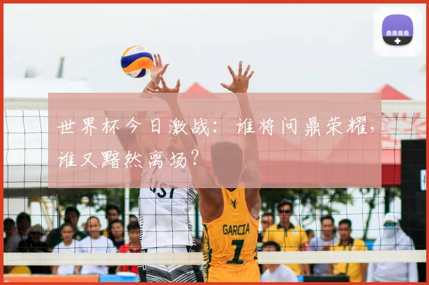 世界杯今日激战：谁将问鼎荣耀，谁又黯然离场？
